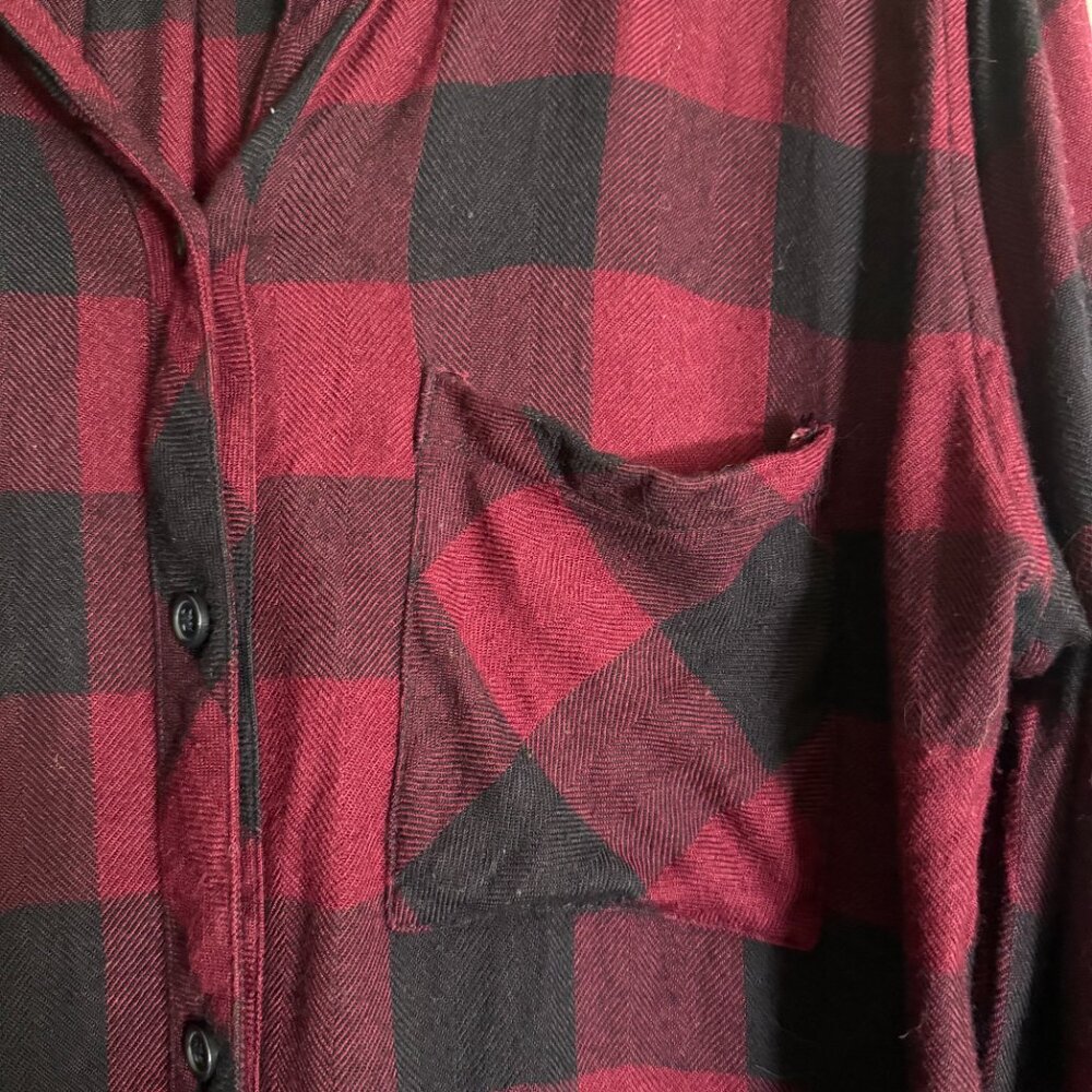 Rails Hunter Checkered Long Sleeve Button Down Wo… - image 2